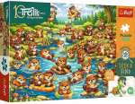 Pusle Trefl Seek & Find: Beavers in Action, 41 cm x 27 cm, 100 tk