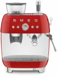 Espresso kohvimasin Smeg 50's Style EGF03RDEU, h&otilde;be v./punane v.