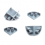 Komplekt Thermoplast, 495/203, 1 cm x 10 mm, hall, 4 tk