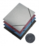 Kummiga kaust Panta Plast 0410-0057-99, A4 Sinine v./Must v./Punane v.