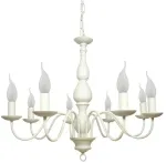 L&uuml;hter rippuv Candellux Bellagio 38-96510, E14, 8 x 8 W, kreemjasvalge v. / kreemjasvalge v.