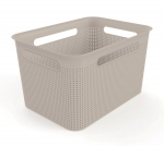 Kandekorv Rotho 1023907422, 16 l, hele pruun v., 36 x 26.2 x 21.1 cm