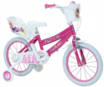 Laste jalgratas Huffy Disney Princess 21851W, valge v./roosa v., 16"