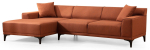 Nurgadiivan Hanah Home Petra 560ARE1601, oranž v., vasak, 250 x 145 cm x 69 cm