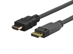 Kaabel Vivolink Pro Displayport, HDMI, 5 m, must