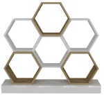 P&otilde;randariiul Kalune Design Cicek 322RTC1102, tamm v./valge v., 109 cm x 29.5 cm x 120 cm
