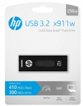 USB m&auml;lupulk HP HPFD911W-256, must v., 256 GB