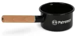 Katel Petromax Enameled Pot, puit/emailitud teras, 15 cm, 0.5 l, must v.