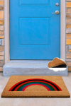 Uksematt Conceptum Hypnose Coco Arcobaleno, pruun v./mitmev&auml;rviline, 40 cm x 60 cm