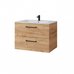 Valamualune vannitoa kapp Domoletti, tamm/pruun, 45.5 cm x 69 cm x 50 cm