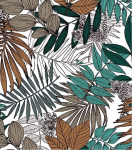 Laudlina, lauakate 6302-00, mitmev&auml;rviline, 2000 cm x 140 cm