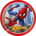 &Uuml;hekordne taldrik Procos Spiderman Crime Fighter 480910, &Oslash; 20 cm, 20 cm, 8 tk