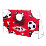 Jalgpalliv&auml;rav Nils Goal With Target Panel BR240P, 240 cm x 90 cm x 150 cm