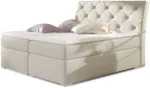 Voodi kahekohaline kontinentaalne Balvin Soft 33, 160 x 200 cm, hele pruun v., madratsiga