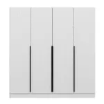 Riidekapp Kalune Design Kale Plus 7784, valge v., 180 cm x 52 cm x 210 cm