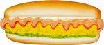 M&auml;nguasi koerale, tassimiseks Duvo Hot Dog, 16 cm, pruun v.