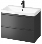 Vannitoakapp valamuga Cersanit Moduo, antratsiit v., 44.7 cm x 79.5 cm x 62 cm