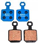 Ketaspiduriklotsid Capgo Blue Line BL31, kork/metall, sinine, 4 tk