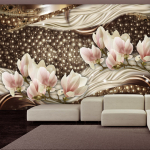 Fototapeet Artgeist Pearls And Magnolias, 70 cm x 100 cm