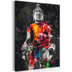 Maalimine numbrite j&auml;rgi Artgeist Buddha In Colours MA_0309, mitmev&auml;rviline, 40 x 60 cm
