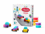 Savistkujukeste valmistamise komplekt Hey Clay Happy Cars, mitmev&auml;rviline