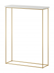 Konsoollaud ADRK Sili, kuld v./valge matt v., 60 cm x 20 cm x 80 cm