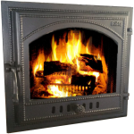 Kaminauks, kaminate ja ahjude jaoks Metnetus, 0.495 cm x 0.495 cm, 1 cm, malm, must