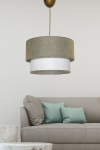 Valgusti rippuv Opviq Chandelier Tubol, E27, pruun v.
