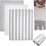 Lapp, universaalne Orion, valge v./hall v., puuvill, 3 tk