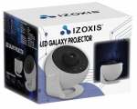 Seina- ja laeprojektor Izoxis Galaxy 24941, valge v.