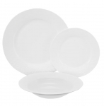 L&otilde;unaserviis Ambition Sonia, portselan, valge v., 18 tk.