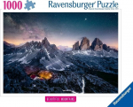 Pusle Ravensburger Beautiful Mountains Dolomity, 50 cm x 70 cm, 1000 tk, mitmev&auml;rviline