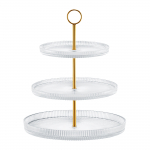 Serveerimisalus Ambition Curly, 29 cm, 29 cm, L&auml;bipaistev v./Kuldne v.