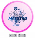 Discgolfi ketas Discmania Midrange Driver Maestro Active Premium, 21 cm x 21 cm, sinine/roosa