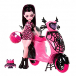 Nukk aksessuaaridega Mattel Monster High Vampastic Draculaura, 29 cm, roosa v.