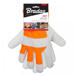 T&ouml;&ouml;kindad l&otilde;ikekindel, s&otilde;rmikud Bradas Avert, t&auml;iskasvanutele, valge v./oranž v., 10.5, 6 tk