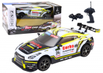 Rc auto Word Top Drift GT, 1:16, valge/kollane