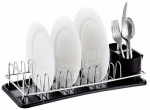 N&otilde;udekuivatusrest Rosberg 555R53000M, 41.5 cm x 17.5 cm x 9.5 cm, plastik/metall, must