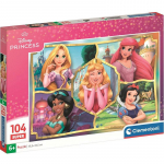 Pusle Clementoni Disney Princess 25056, 33.5 cm x 48.5 cm, 104 tk, mitmev&auml;rviline