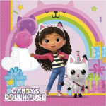Pabersalvr&auml;tikud GoDan Gabby's Dollhouse, 33 cm x 33 cm, mitmev&auml;rviline, 20 tk