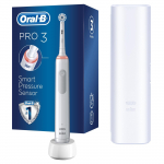 Kahjustatud pakendiga toode. Elektriline hambahari Oral-B PRO3 3500, valge