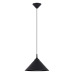 Valgusti rippuv Sollux Zuma, E27, 1 x 15 W, must v., 30 x 14 cm