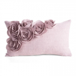 Dekoratiivpadjap&uuml;&uuml;r Flores JA220-02, roosa v., 50 cm x 30 cm