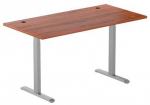 Kirjutuslaud reguleeritava k&otilde;rgusega Up Up Bjorn M, 120 cm x 75 cm, 72 - 120 cm, pruun v./hall v.