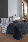Voodipesukomplekt Mijolnir Line - Anthracite, antratsiit v., 50 x 70 cm, 195 x 215 cm, 4 os.