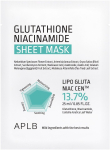 N&auml;omask, &uuml;hekordne APLB Glutathione Niacinamide, 25 ml