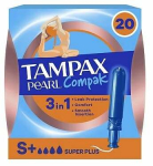 H&uuml;gieenilised tampoonid Tampax Pearl Compak, Super Plus, 20 tk