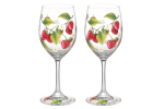 Veiniklaaside komplekt 4Living Strawberry, klaas, 0.35 l, 2 tk, punane v.