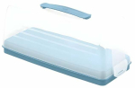 Tordi transpordikast, kaanega Curver, 35.3 cm x 14.2 cm, 15 cm, L&auml;bipaistev v./Sinine v.
