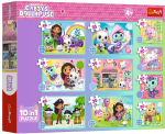 Pusle 10in1 Trefl Gabby and Her World, 28 cm x 20 cm, 329 tk